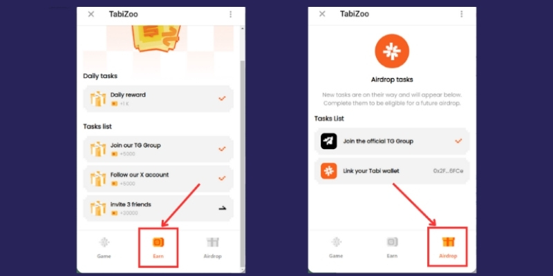 Cách tham gia TabiZoo Airdrop